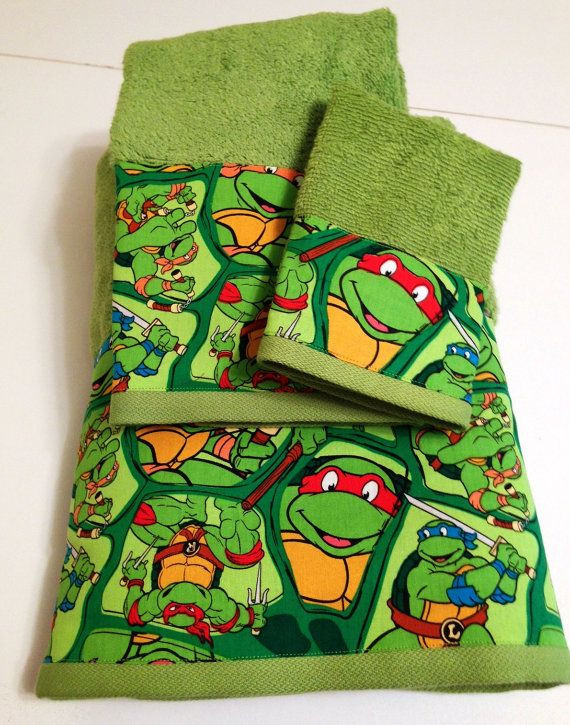 Best ideas about Ninja Turtle Bathroom Sets
. Save or Pin Towels futuristic forest green bath towels Darkeen Now.