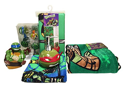 Best ideas about Ninja Turtle Bathroom Sets
. Save or Pin Teenage Mutant Ninja Turtle 6pc Bathroom Accessory Set Now.