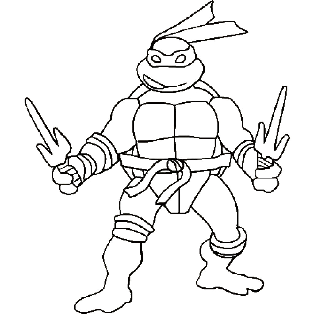 Ninja Turtle Coloring Sheet
 Ninja Turtles Coloring Pages coloringsuite