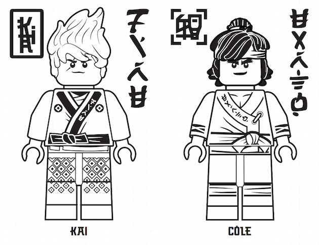 Ninjago Movie Coloring Pages
 The LEGO NINJAGO Movie Printables