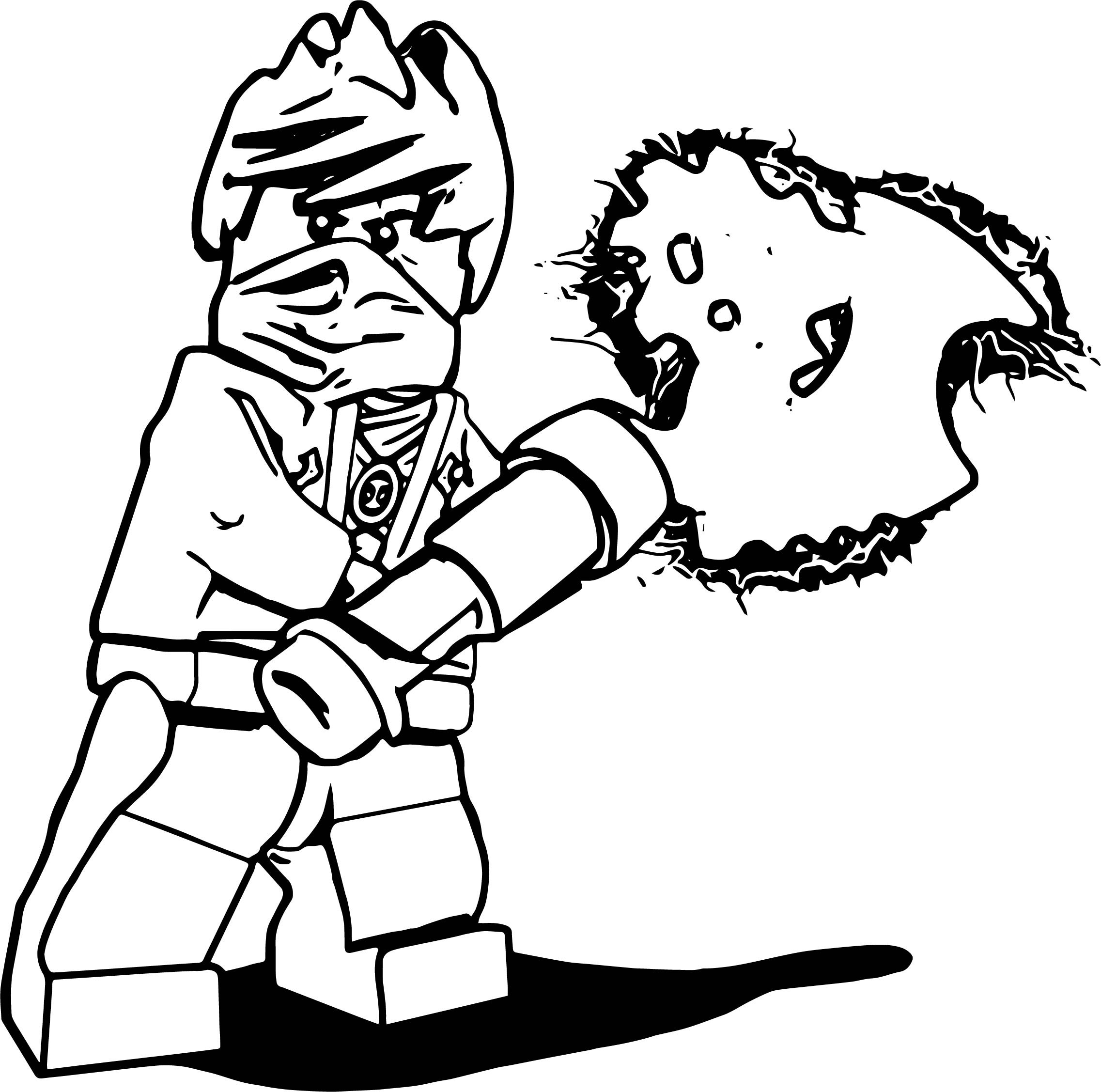 Ninjago Movie Coloring Pages
 Ninjago Kai Coloring Page