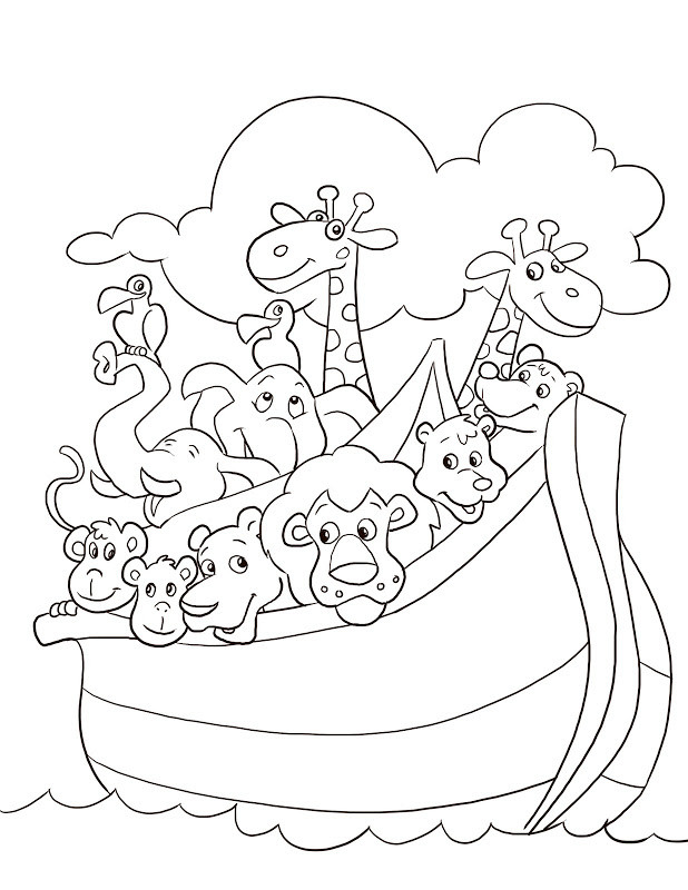 Noah Coloring Pages
 Coloring Pages Noah s Ark