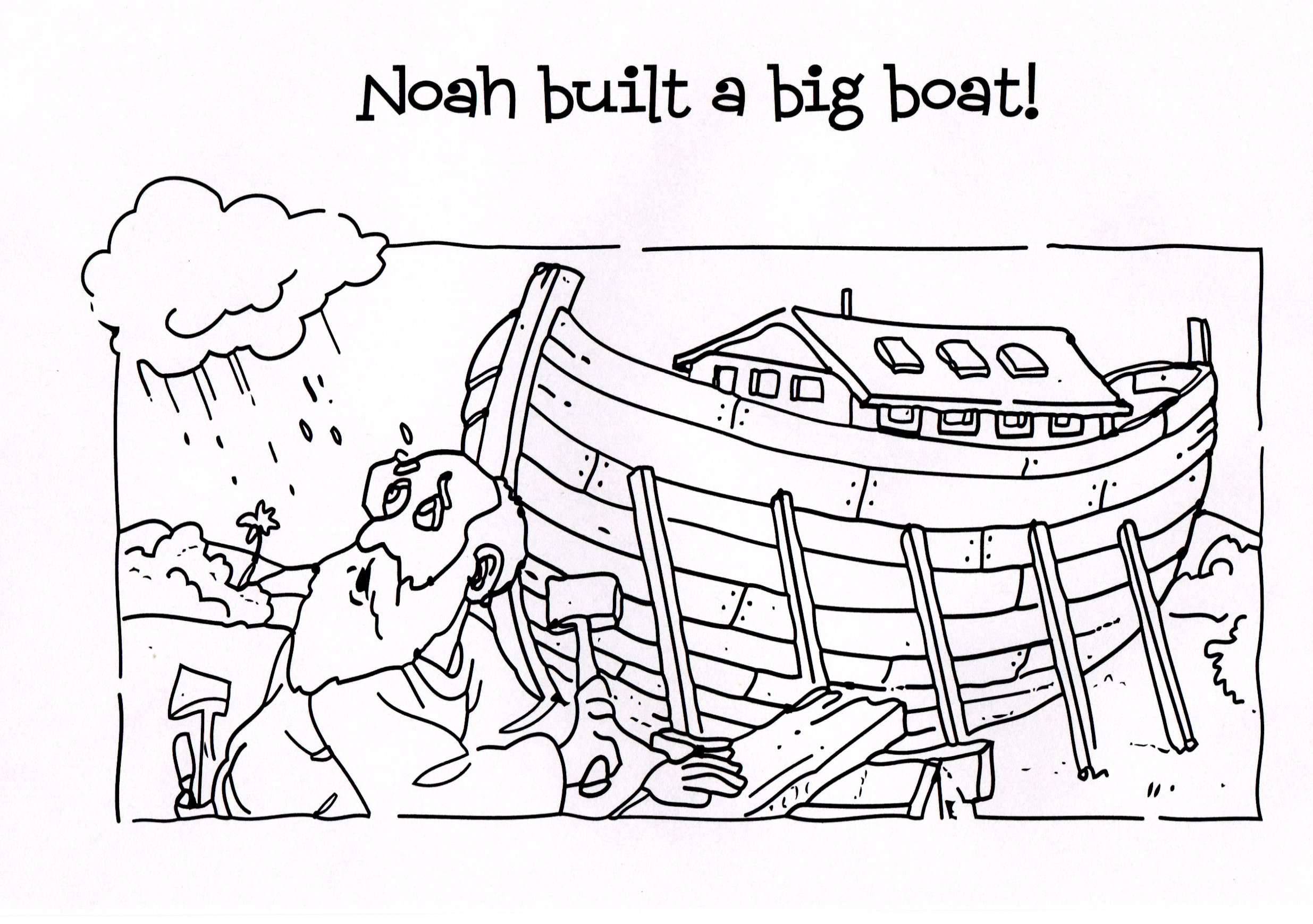 Noah Coloring Pages
 Free Children Coloring Pages Noah Ark Real Ship The