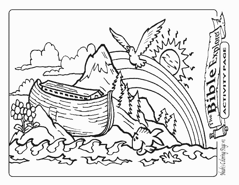 Noah Coloring Pages
 Noah Ark Coloring Page AZ Coloring Pages