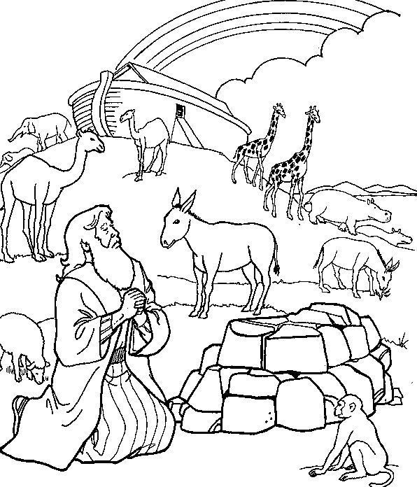 Noah Coloring Pages
 Noah s Ark Printable Coloring Pages