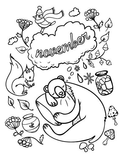 November Coloring Pages
 Free november coloring pages printable ColoringStar