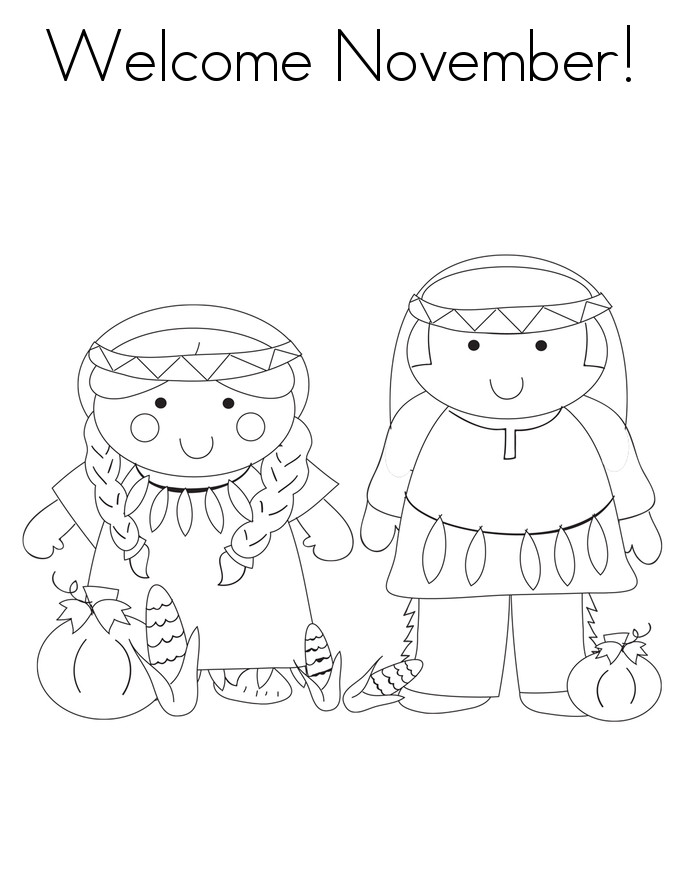 November Coloring Pages
 coloring pages of wel e november for kids Coloring Point
