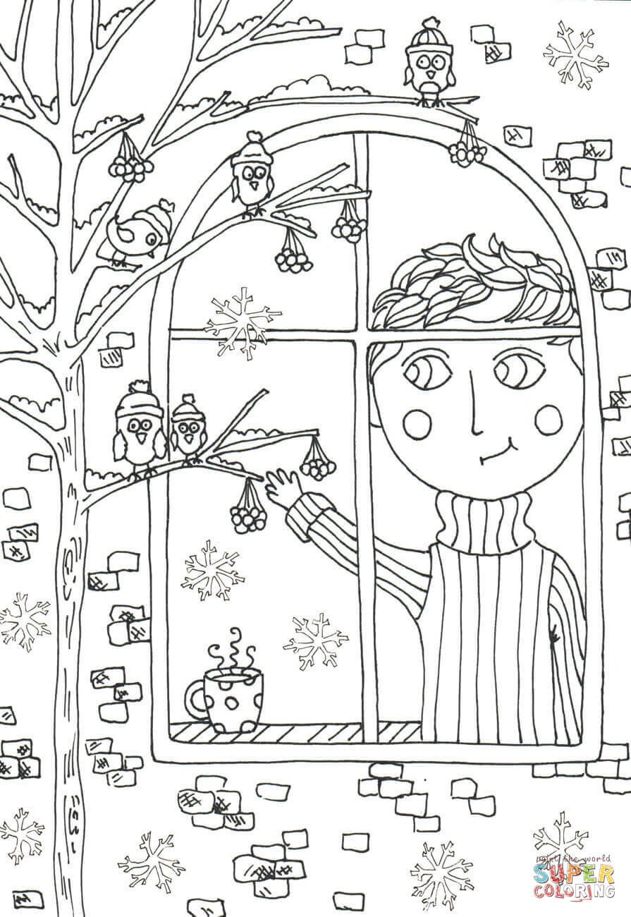 November Coloring Pages
 Peter Boy in November coloring page