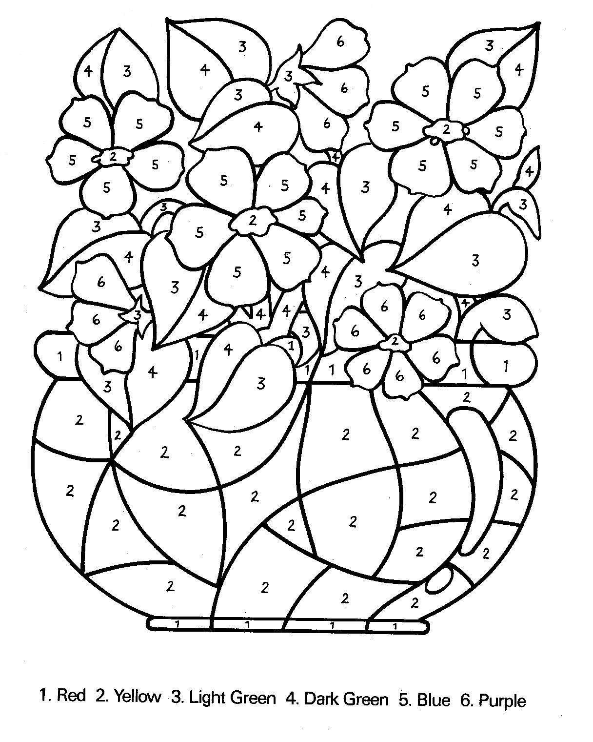 Number Coloring Book
 number coloring pages