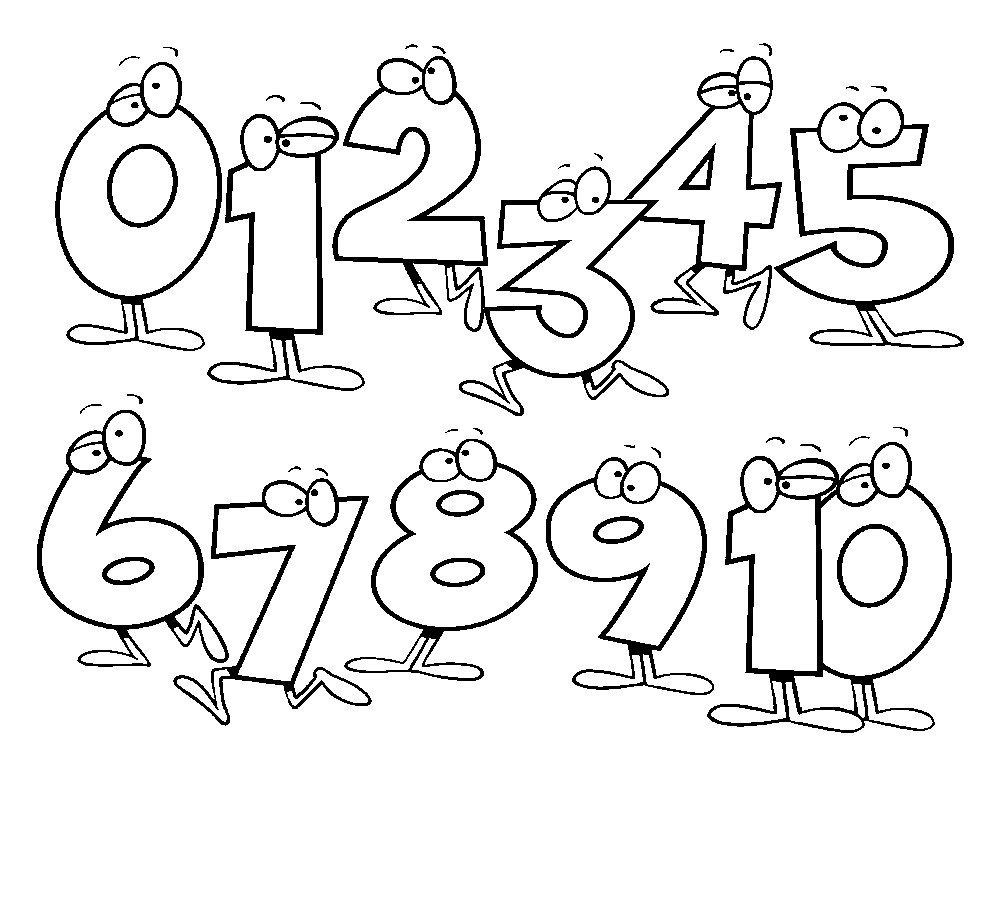 Number Coloring Book
 Free Printable Number Coloring Pages For Kids