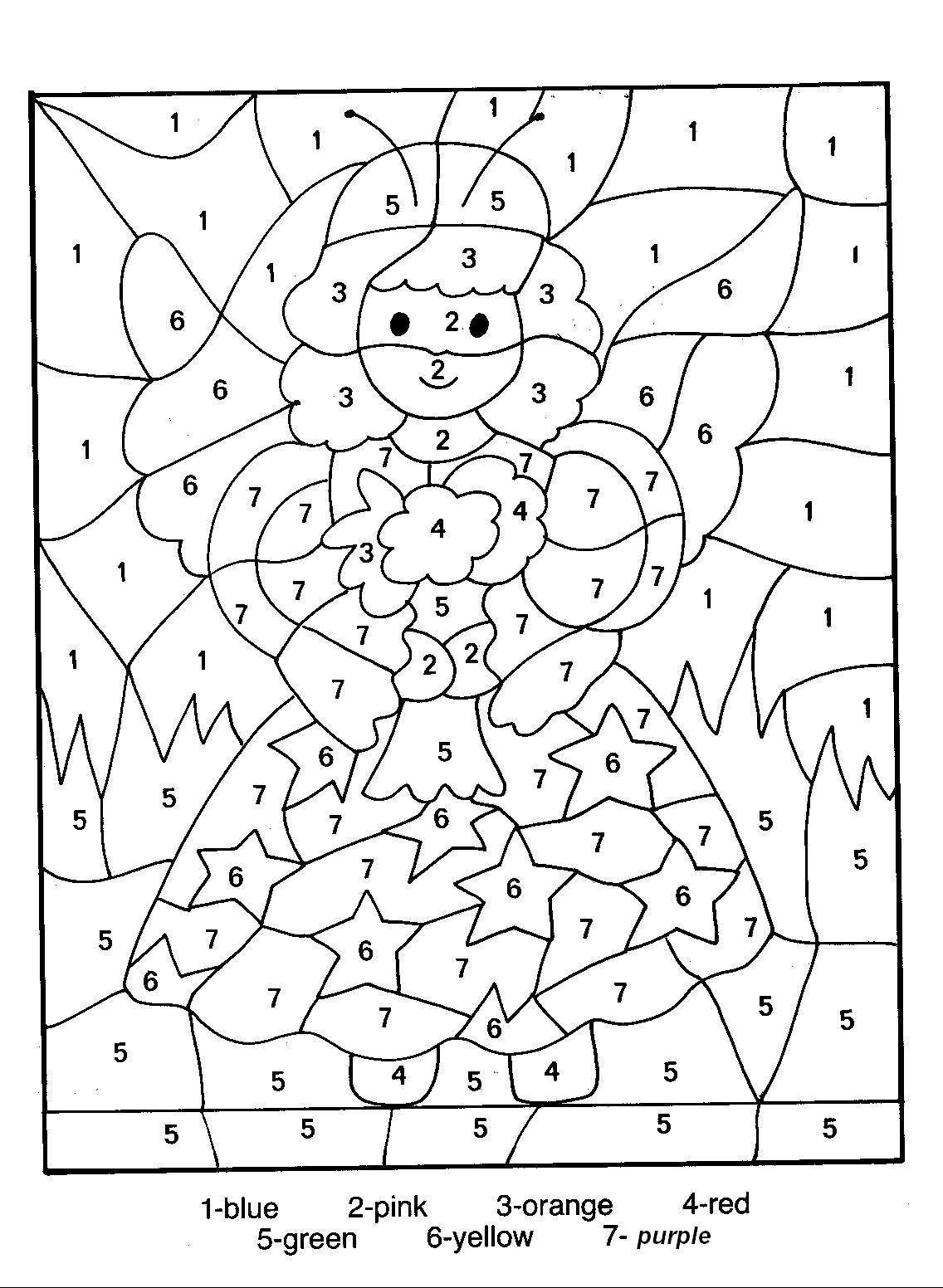 Numbers Coloring Pages
 Printable Color Number Coloring Pages Then Stunning