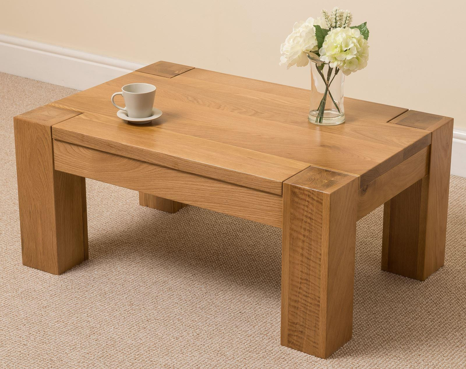 Best ideas about Oak Coffee Table
. Save or Pin Kuba Solid Oak Coffee Table Now.