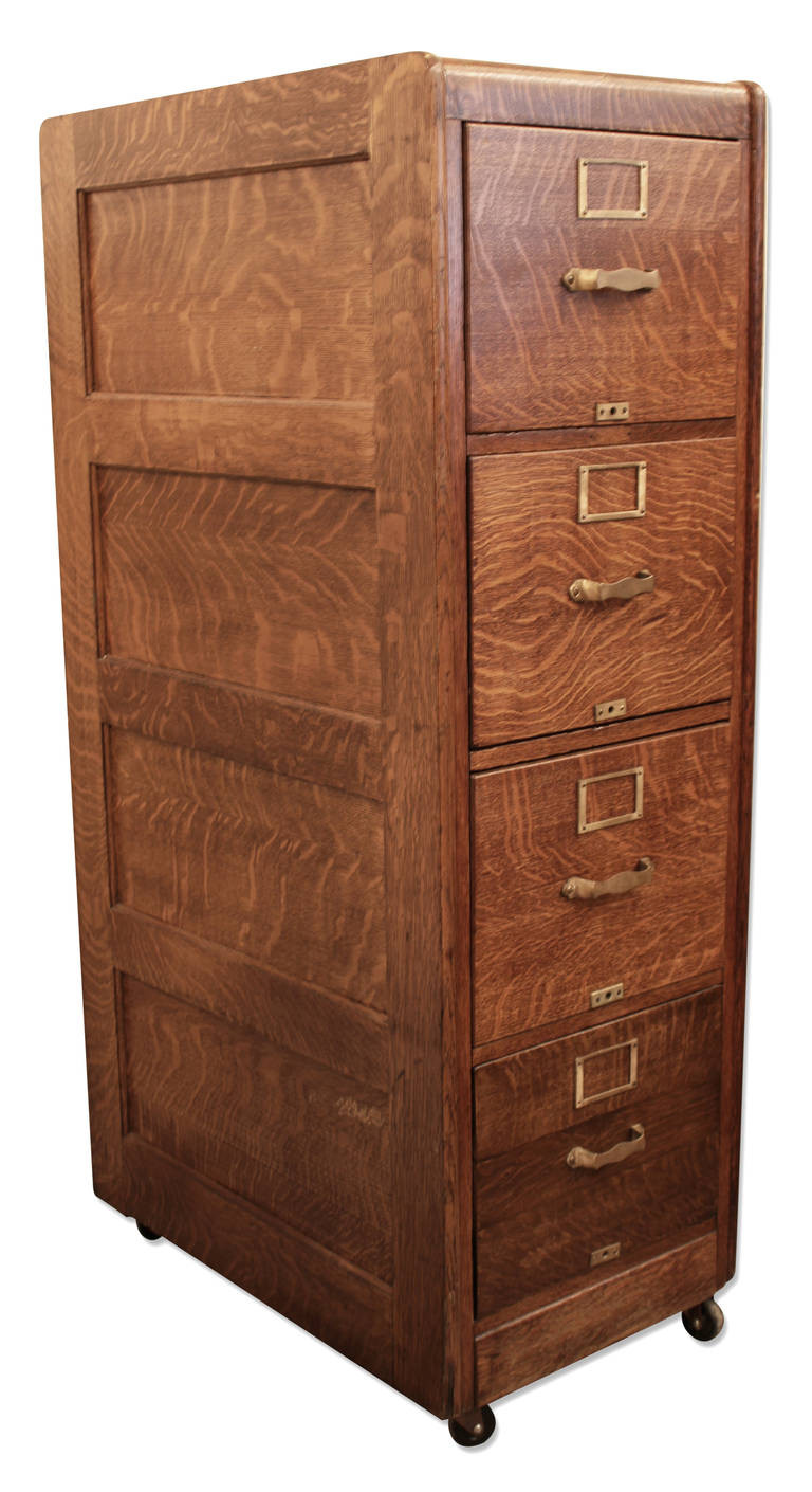 Best ideas about Oak Filing Cabinet
. Save or Pin Tiger Oak Four Drawer File Cabinet with Original Hardware Now.