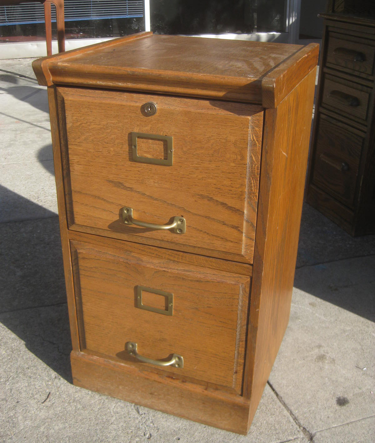 Best ideas about Oak Filing Cabinet
. Save or Pin UHURU FURNITURE & COLLECTIBLES SOLD Oak 2 Drawer File Now.