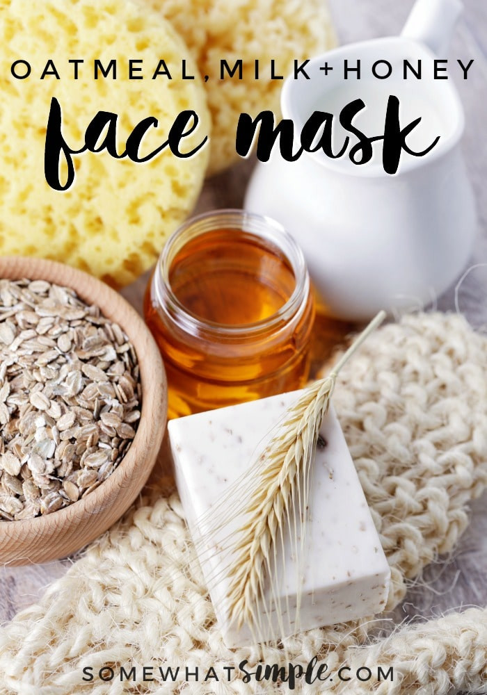 Oatmeal Face Mask DIY
 Easy DIY Honey Oatmeal Face Mask