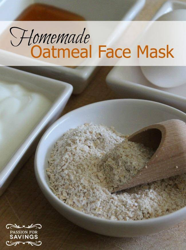 Oatmeal Face Mask DIY
 Homemade Oatmeal Face Mask