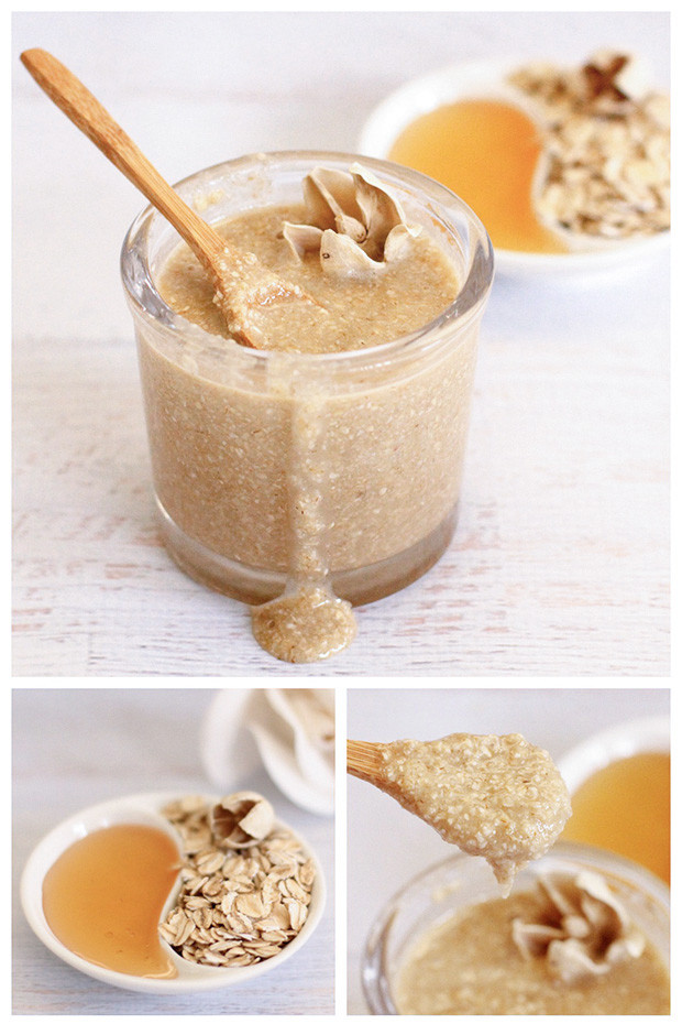 Oatmeal Face Mask DIY
 Oatmeal Honey Face Scrub Dabbles & Babbles