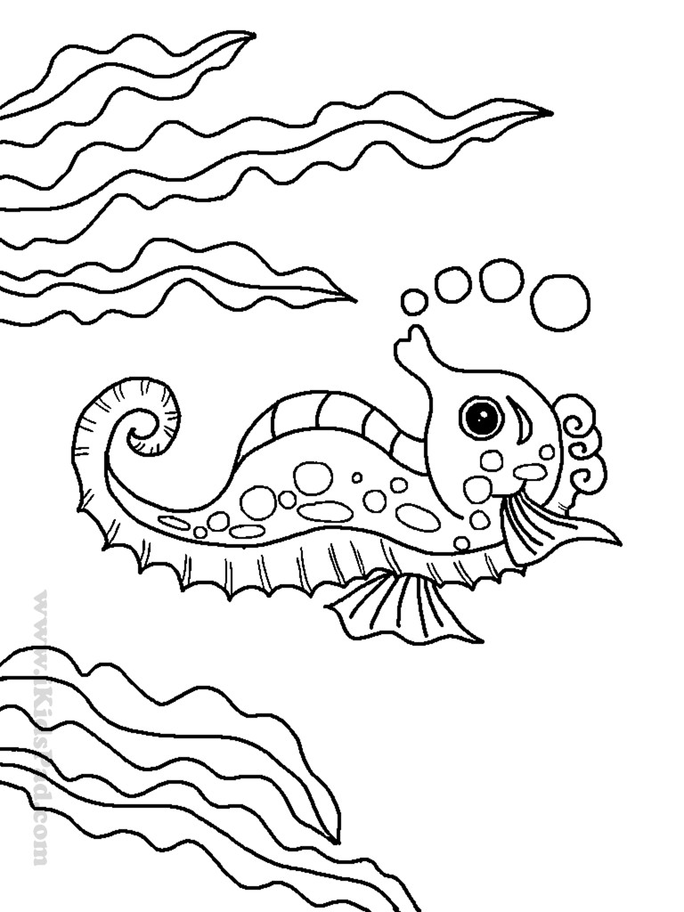 Ocean Coloring Book
 Ocean Coloring Pages For Preschool Animals grig3