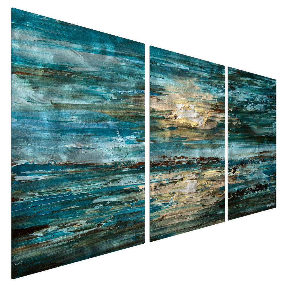 Best ideas about Ocean Wall Art
. Save or Pin Metal Wall Art Contemporary Abstract Celestial The Sea Now.