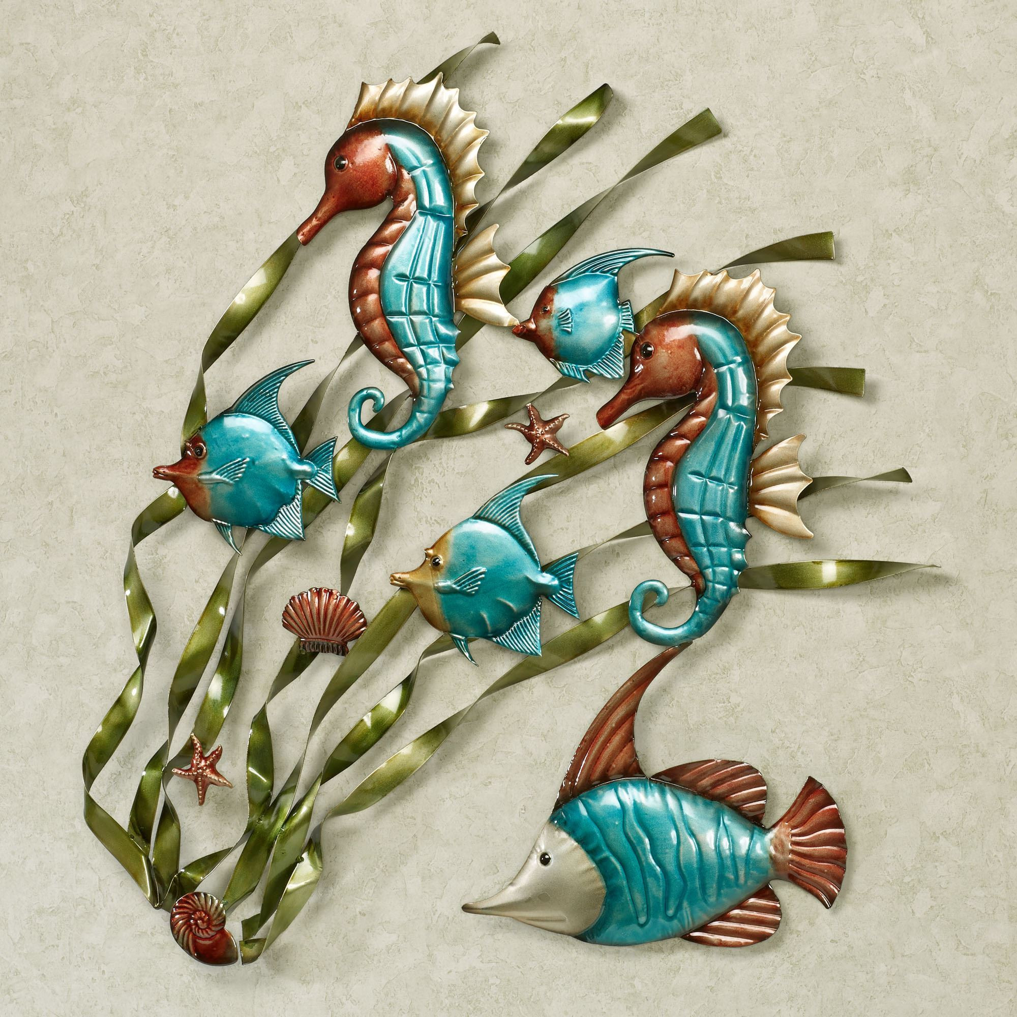 Best ideas about Ocean Wall Art
. Save or Pin Deep Sea Fish and Seahorse Metal Wall Art Now.