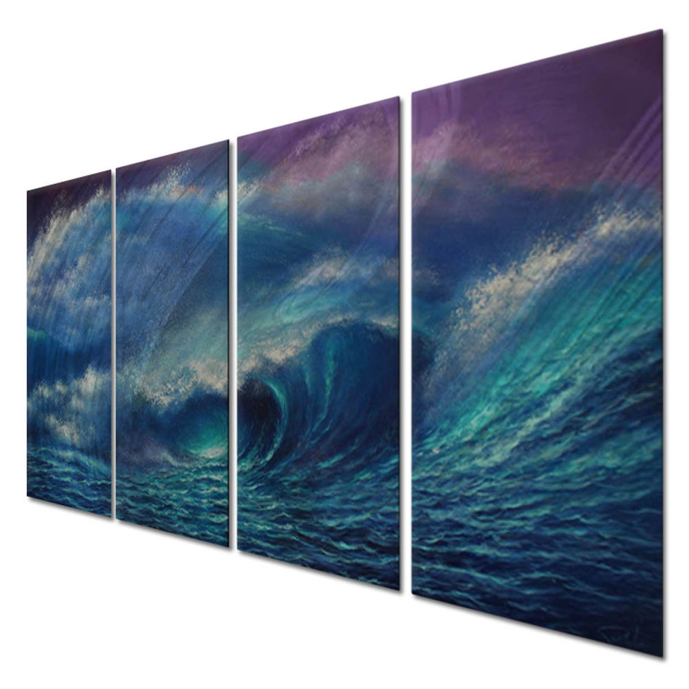 Best ideas about Ocean Wall Art
. Save or Pin Metal Wall Art Decor Set Ocean Waves Sculpture Hand Made Now.