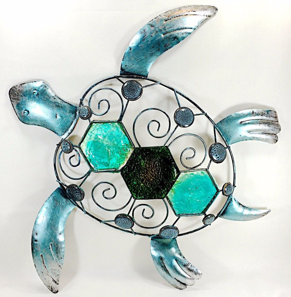Best ideas about Ocean Wall Art
. Save or Pin Sea Turtle Metal and Jeweled Wall Art Sea life Home Decor Now.