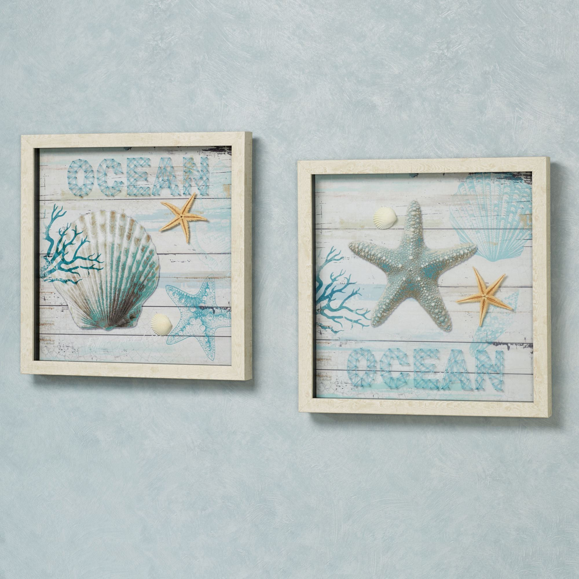 Best ideas about Ocean Wall Art
. Save or Pin Ocean Seashell Framed Wall Art Set Now.
