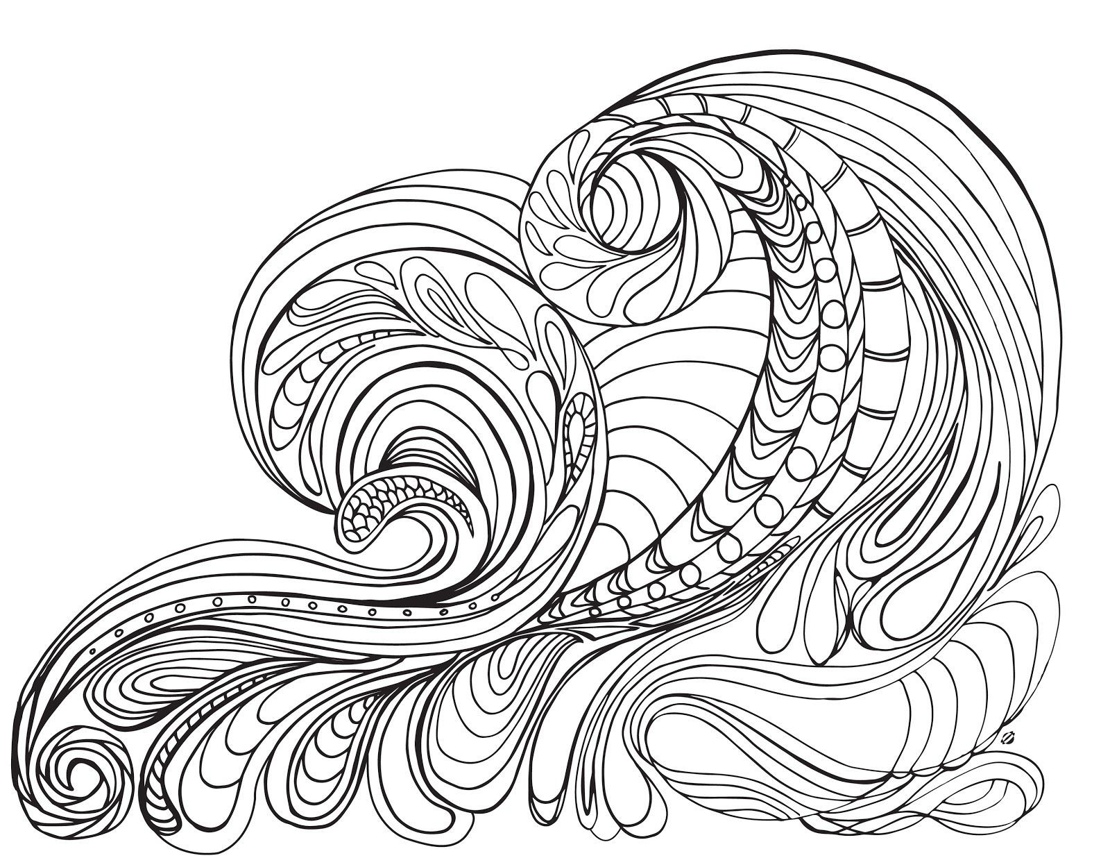 Ocean Waves Coloring Pages For Adults
 Ocean Waves Coloring Pages AZ Coloring Pages
