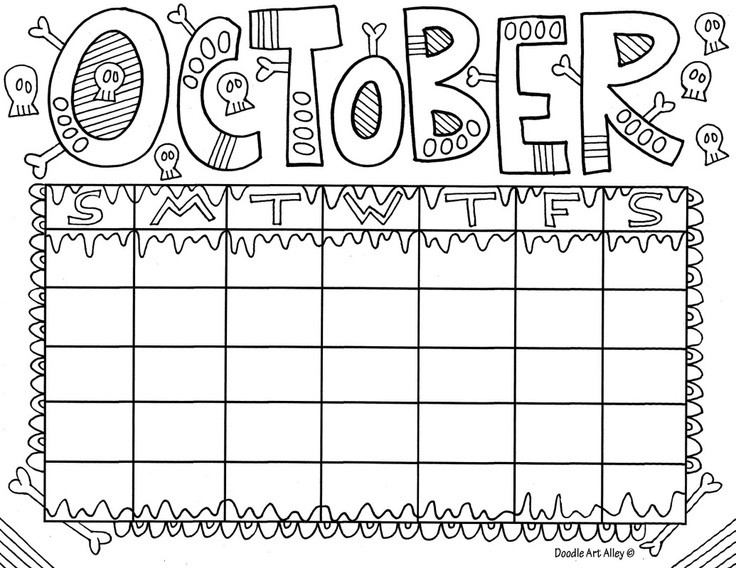 October Coloring Pages For Kids
 october Coloring page Preschool Crafts