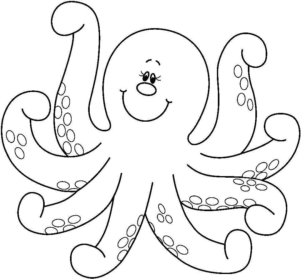 Octopus Coloring Book Pages
 Free Printable Octopus Coloring Pages For Kids