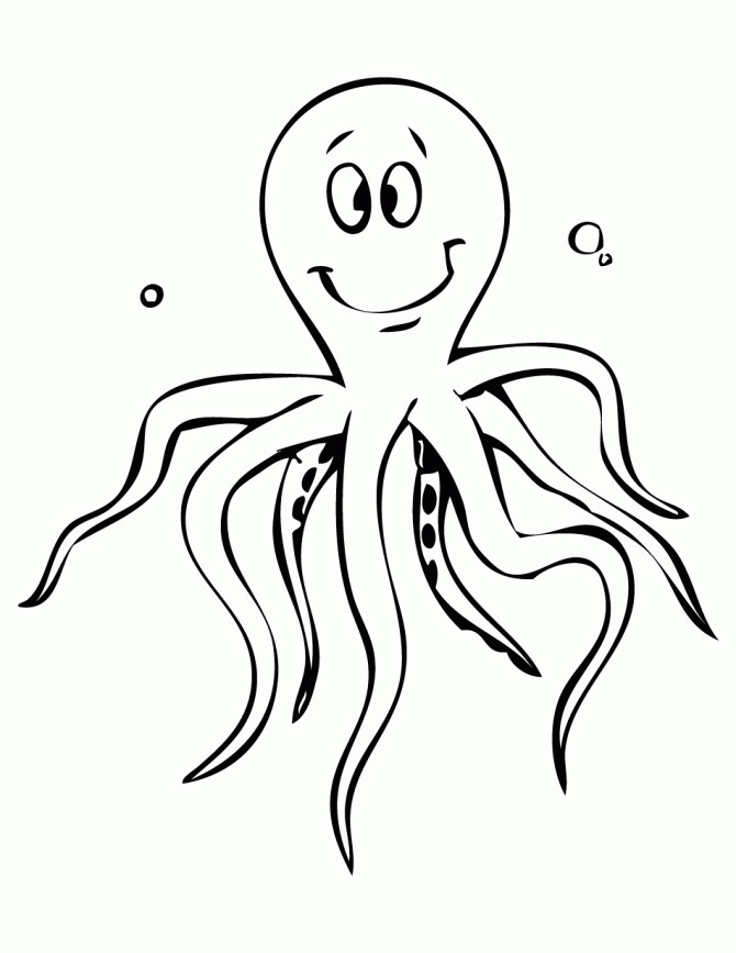 Octopus Coloring Book Pages
 Free Printable Octopus Coloring Pages For Kids