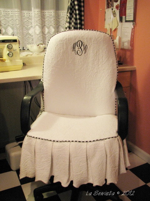Best ideas about Office Chair Slipcover
. Save or Pin La Sewista fice Chair Slipcover pleted Now.