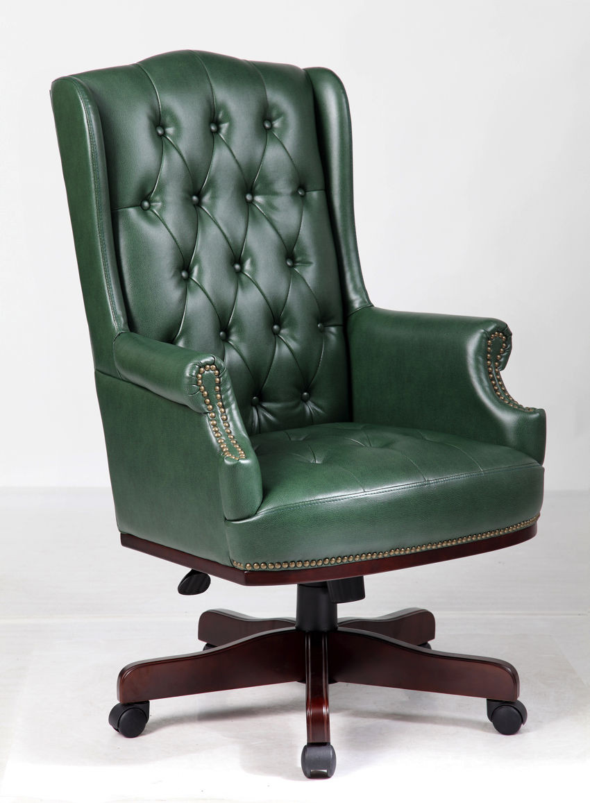 Best ideas about Office Desk Chair
. Save or Pin Chesterfield Style Executive fice Desk Chair Leather Now.