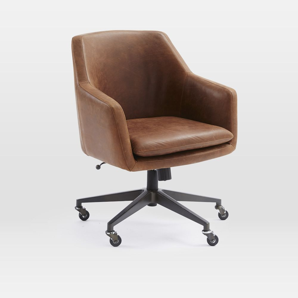 Best ideas about Office Desk Chair
. Save or Pin Helvetica Leather fice Chair Now.