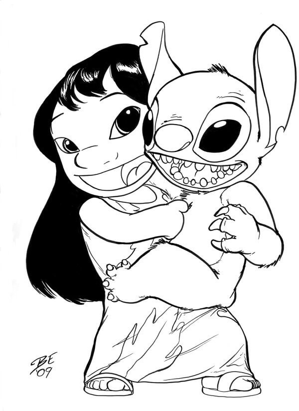 Ohana Coloring Pages
 Lilo And Stitch Coloring Pages32