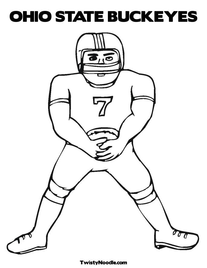 Ohio State Coloring Pages
 Ohio State Football Free Coloring Pages