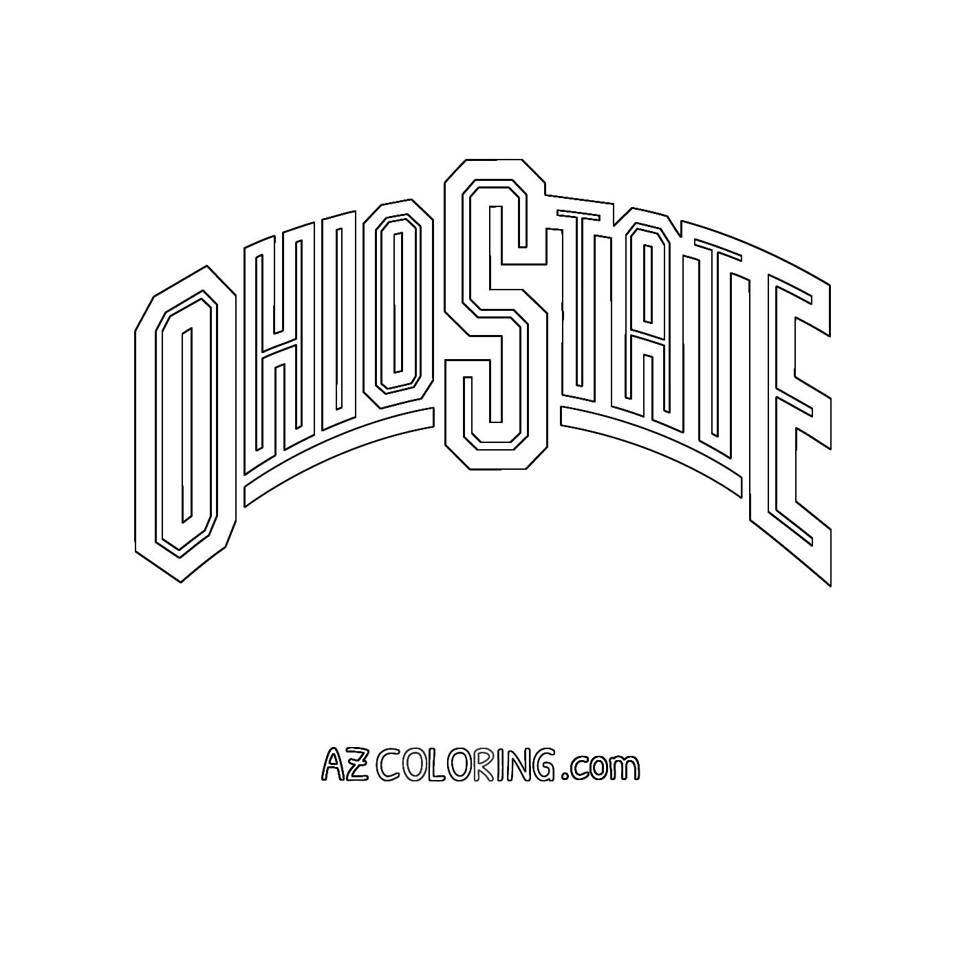 Ohio State Coloring Pages
 Ohio State Buckeyes Coloring Pages Coloring Home