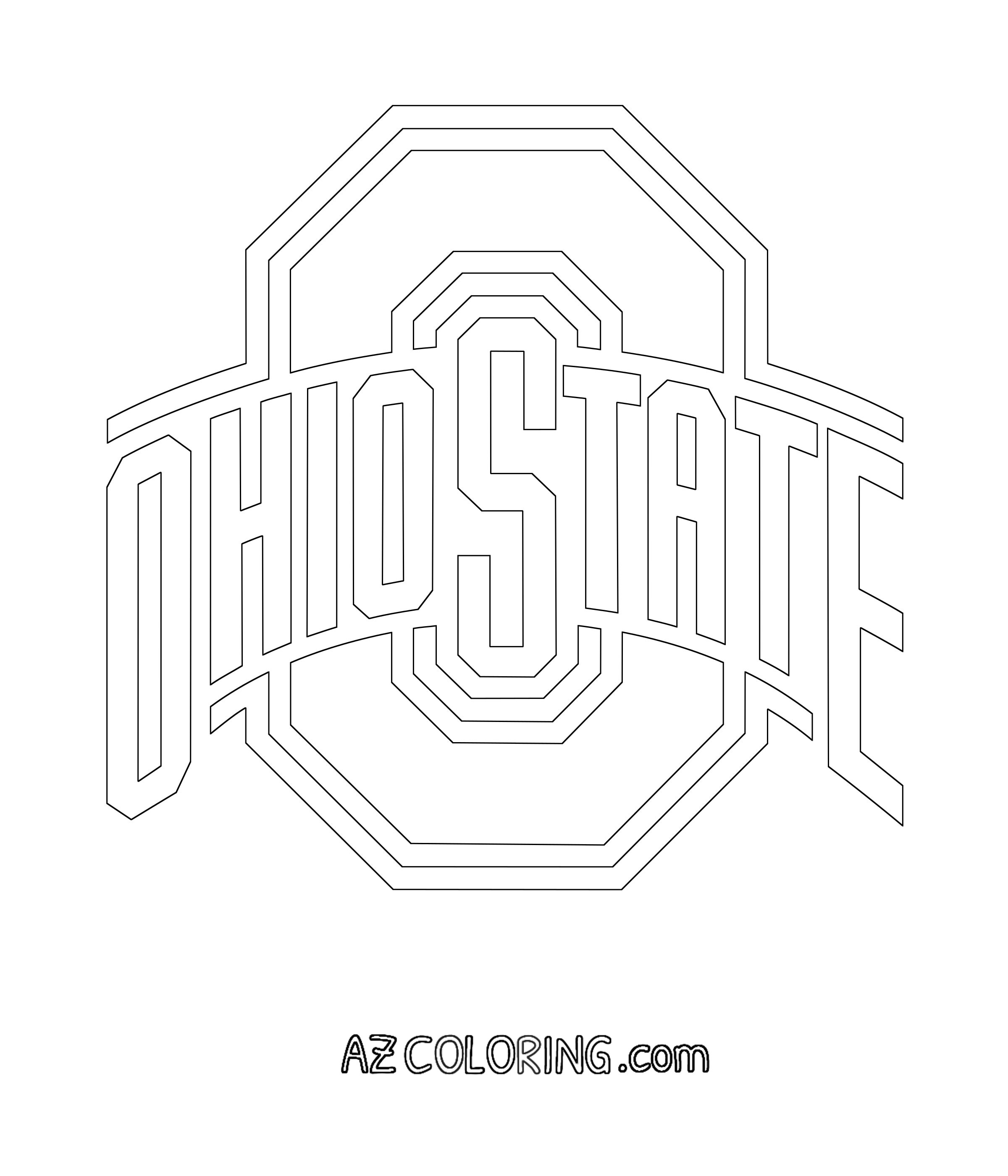 Ohio State Coloring Pages
 Ohio State Buckeyes Coloring Pages Gallery