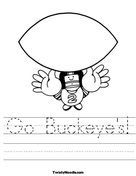 Ohio State Coloring Pages
 Ohio State Buckeyes Free Coloring Pages