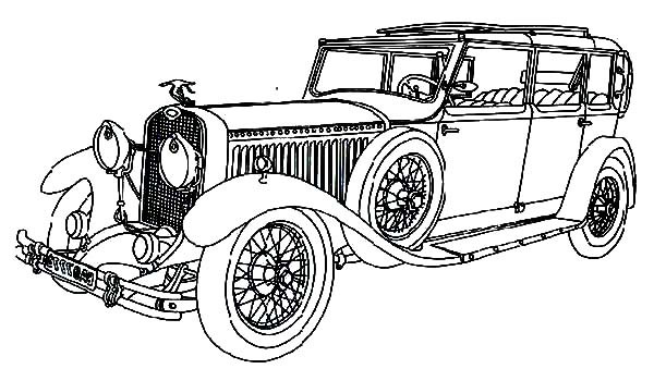 Old Car Coloring Pages
 NetArt 1 Place for Coloring for Kids