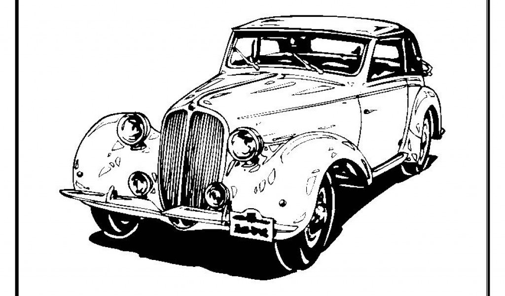 Old Car Coloring Pages
 Classic Car Coloring Pages The Old and Muscle Car