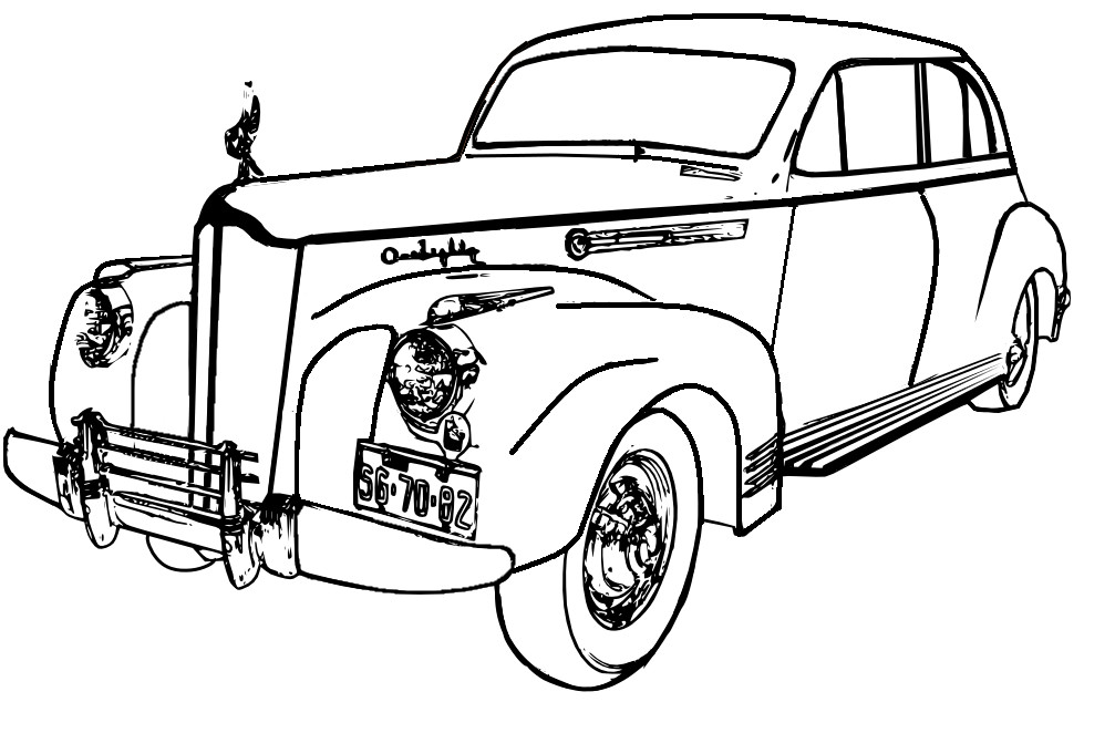 Old Car Coloring Pages
 Printable Coloring Pages Classic Cars Printable Pages