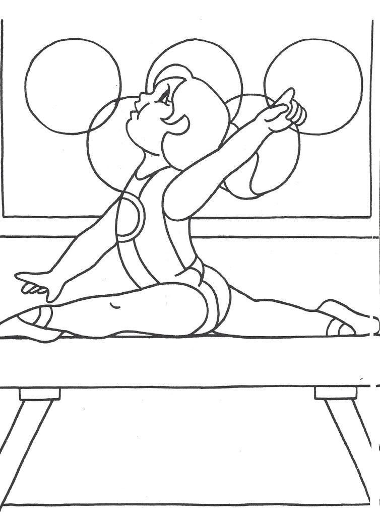 Olympic Coloring Sheets For Kids
 Gymnastics Coloring Pages Best Coloring Pages For Kids