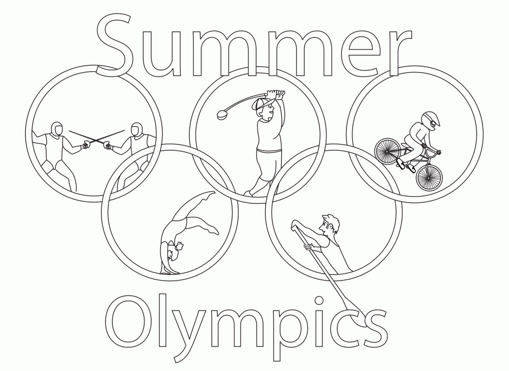 Olympic Coloring Sheets For Kids
 Summer Olympics Coloring Pages – South Shore Mamas