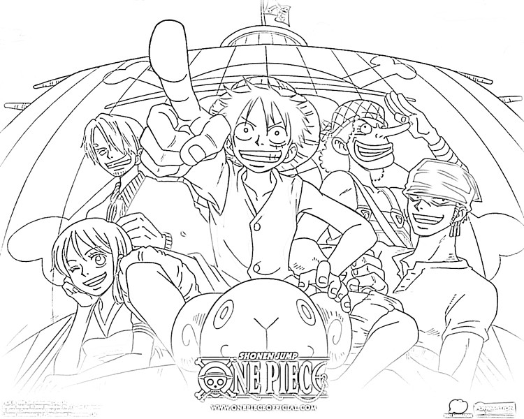 One Piece Coloring Pages
 e Piece Coloring Pages Free Printable