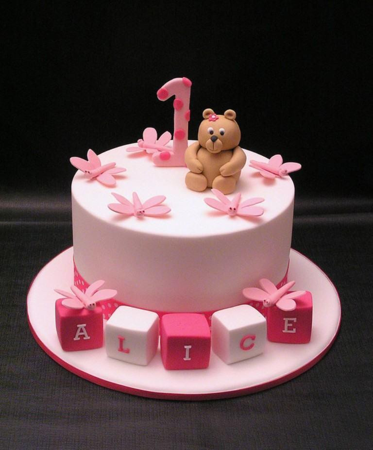 One Year Old Birthday Cake
 1 Year Old Birthday Cake For Girl