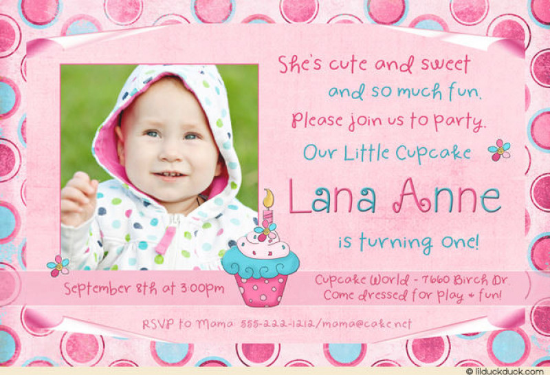 Best ideas about One Year Old Birthday Invitations
. Save or Pin Bday Invitation Card For 1 Year – orderecigsjuicefo Now.