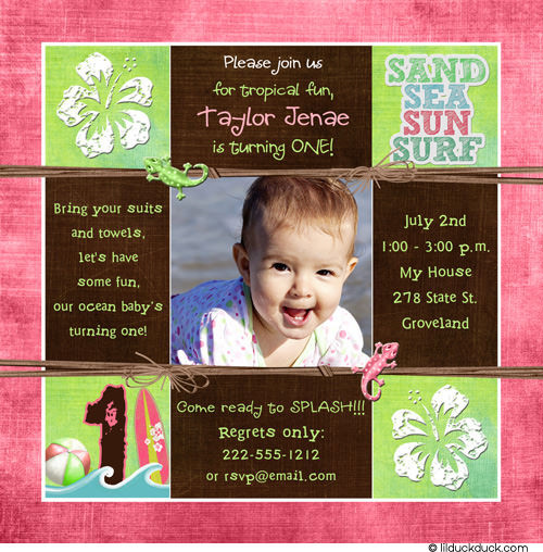 Best ideas about One Year Old Birthday Invitations
. Save or Pin 1 Year Old Invitations negocioblog Now.
