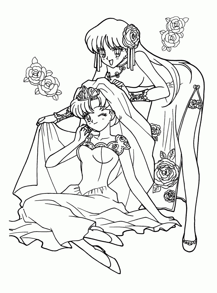 Online Coloring Book For Kids
 Free Printable Sailor Moon Coloring Pages For Kids