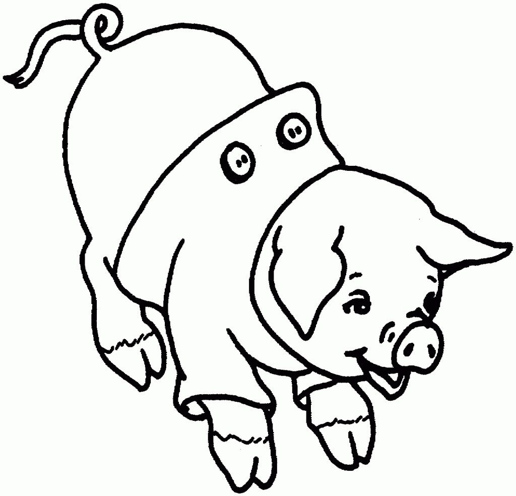 Online Coloring Book For Kids
 Free Printable Pig Coloring Pages For Kids